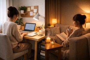 オンとオフを切り替えて充実した時間を過ごす一人暮らし